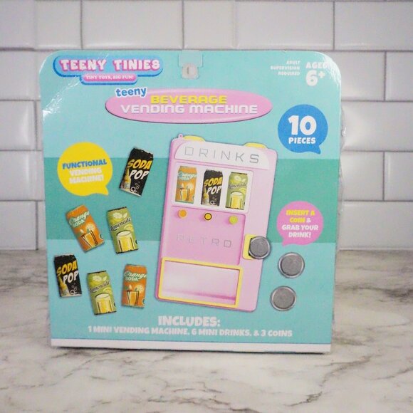 Drinks Vending Machine Mini Play Set - Picture 6 of 10